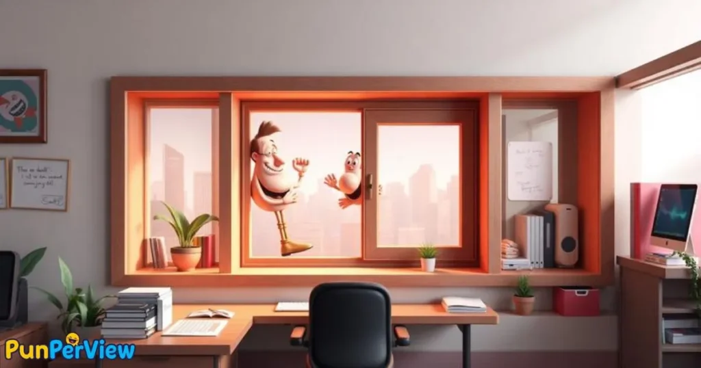 Hilarious Office Window Puns