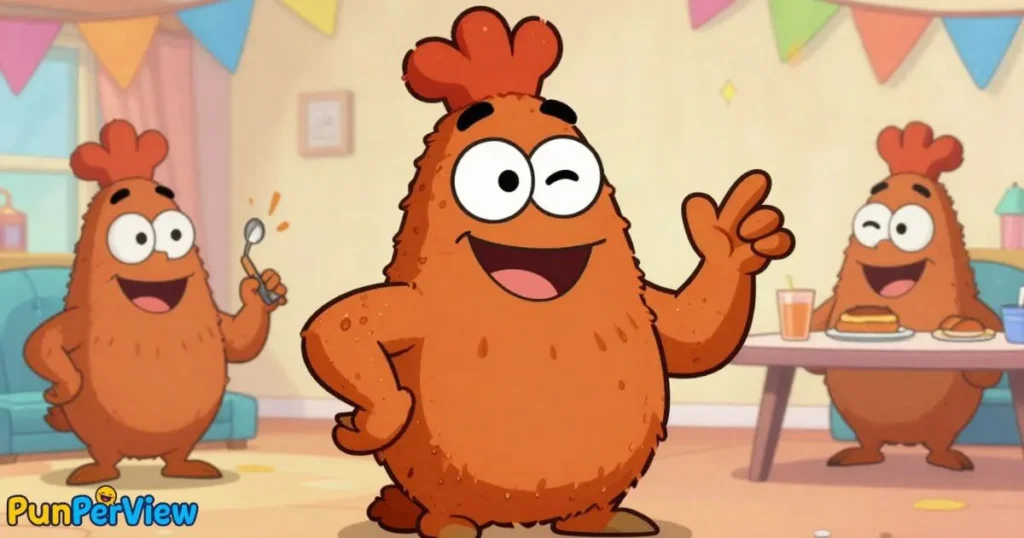 Party Chicken Wing Puns