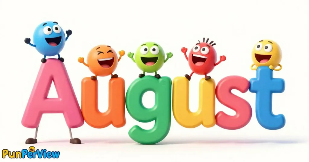 Reddit Friendly August Puns