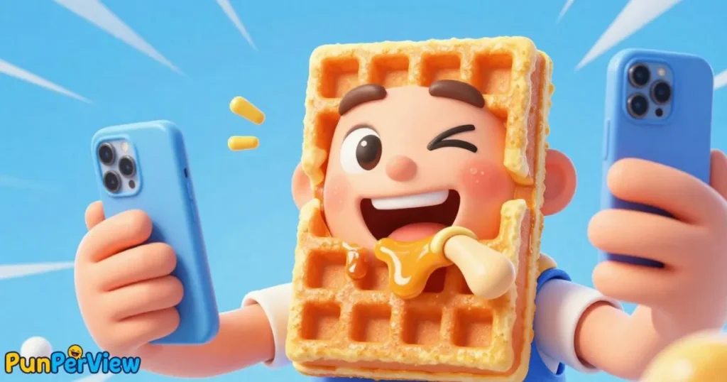 Waffle Puns for Instagram