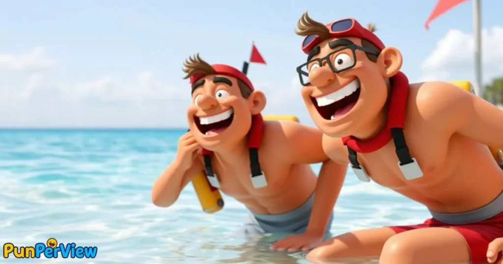 Clever Lifeguard Wordplay