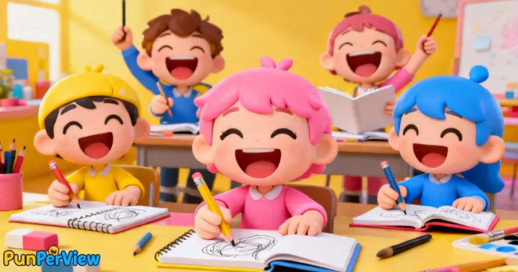 Drawing One-Liner Jokes