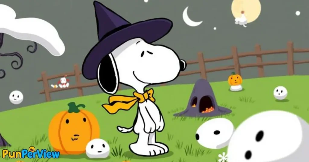Snoopy Halloween Puns