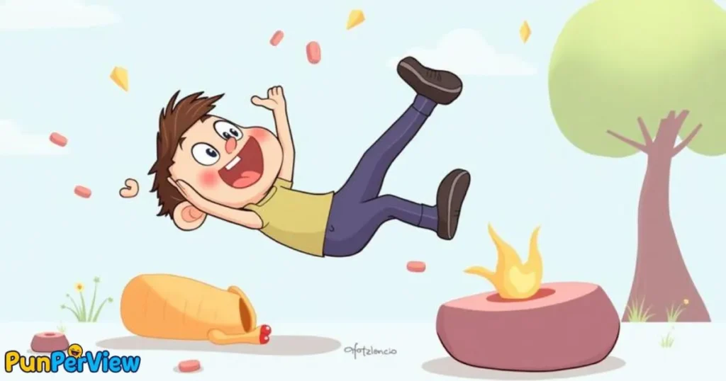 Falling Over Puns