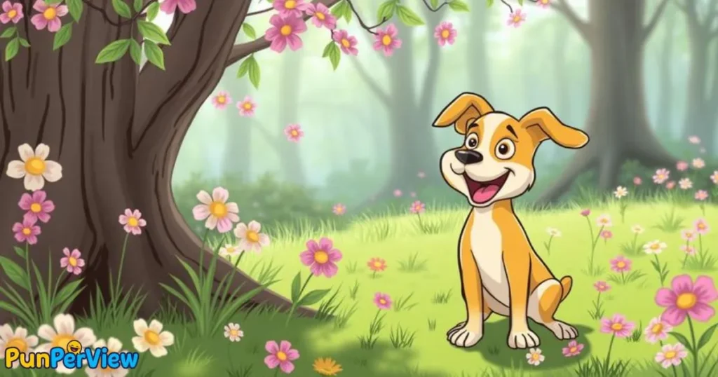 Funny Dog Spring Puns