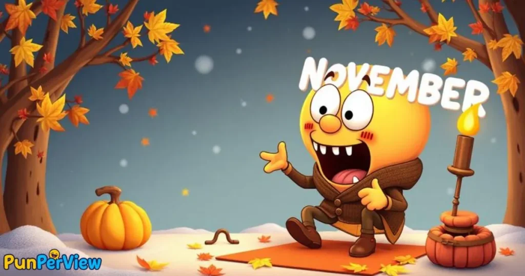 November One-Liner Jokes
