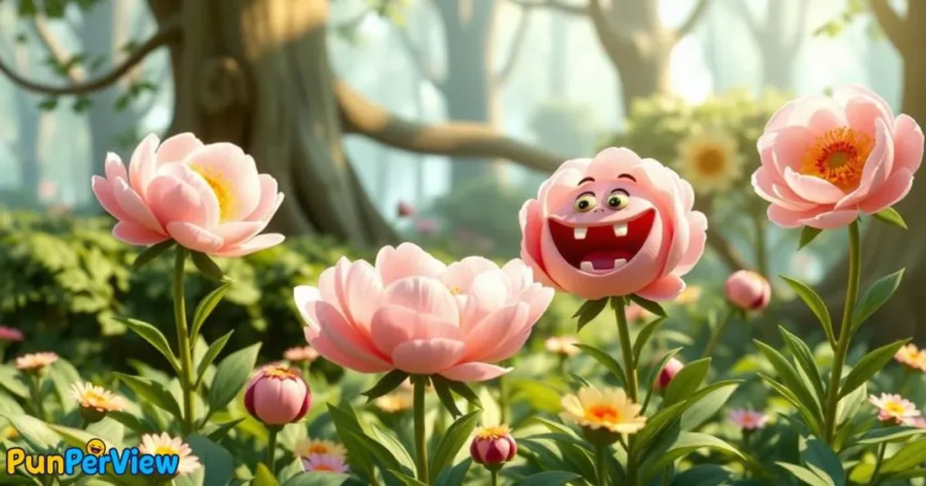 Pink Peony Puns