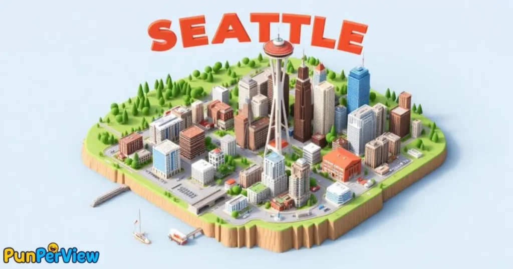 Seattle Skyline Puns 