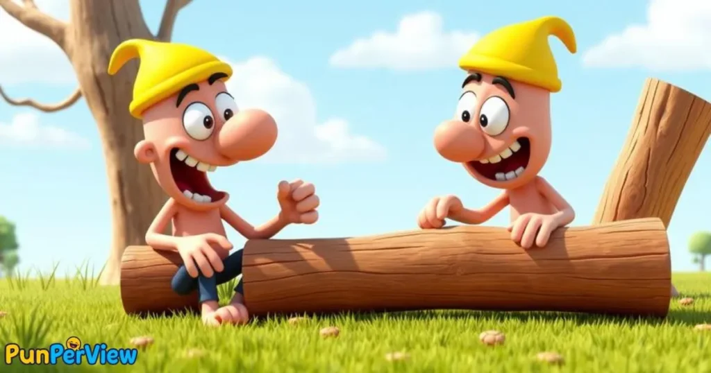 Snappy Log One-Liner Jokes