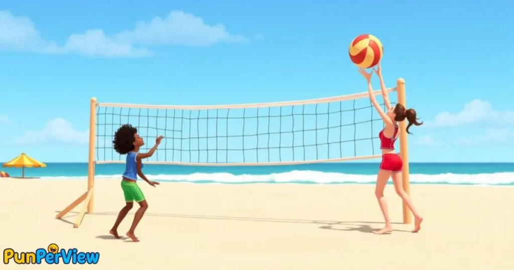 Beach Volleyball Puns